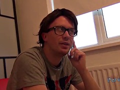 Grosse titten, Blasen, Europäisch, Handjob, Rotschopf, Student, Ablutschen, Titten