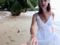 Enthousiasteling, Blond, Pijpbeurt, Hondjeshouding, Hd, Gezichtspunt, Tiener