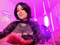 Amateur, Brunette brune, Fait maison, Lesbienne, Masturbation, Monstre, Solo, Webcam