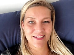 Blonde, Papa, Femelle, Poilue, Fait maison, Maman, Chatte, Gicler
