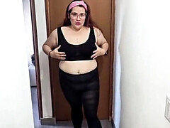 Bizarro, Gorda, Fetiche, Penetracion con dedos, Peludo, Pantaletas, Coño, Medias largas