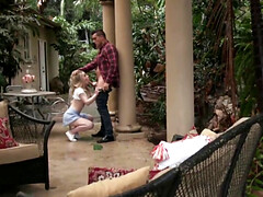 美女, ブロンド, 3p男男女, 三人