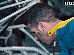 Perfect Skinny MILF Tiffany Tatum Gets Her Pussy Drilled by Mechanic - LATINA MILF: Porn