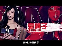 Asiatique, Gros seins, Tir de sperme, Groupe, Hard, Criant, Nénés, Épouse