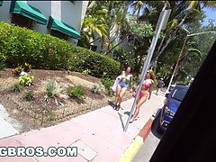 Strand, Grote kont, Blond, Autobus, Hardcore, Natuurlijke tieten, Openbaar, Tieten likken