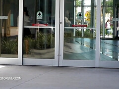 Arsch, Verrückt, Im freien, Öffentlich, Muschi, Titten, Nass