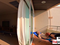 Enthousiasteling, Grote lul, Hd, Buiten, Rijden, Tiener, Thais, Tieten likken