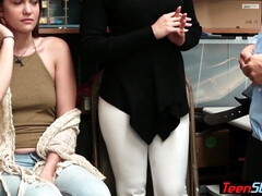 18 летние, Минет, Брюнетки, Крошечные, Киски, Молоденькие, Втроем, Униформа