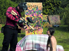 Blasen, Braunhaarige, Im freien