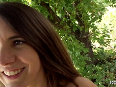 Culo, Culo grande, Corridas, Alemán, Sexo duro, Orgasmo, Al aire libre, Pequeña