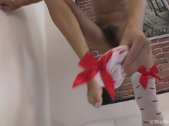 お尻, 茶髪の, 毛深い, 下着