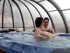 18 años, Morena, Pareja, Checa, Europeo, Hd, Piscina, Adolescente