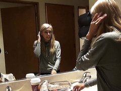 Amateur, Anal, Grosse bite, Indienne, Public, Rasée, Allumeuse, Toilettes