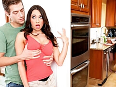 デカ尻, デカチン, デカパイ, フェラチオ, 茶髪の, バック, オッパイの