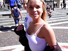 Asiatisch, Blondine, Frau, Gruppensex, Hd, Pov, Russisch, Flotter dreier