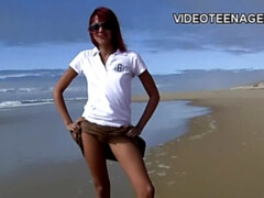 teen nude at beach