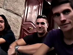 素人, ブロンド, オランダ人, 乱交, スペイン人