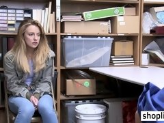 お尻, ブロンド, フェラチオ, オフィス, 小柄, 現実, 女子高生, ティーン