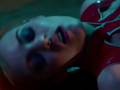 Lieveling, Jurk, Gezichtzitten, Fetisj, Latex, Doordringend, Spuiten, Tatoeage