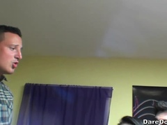 Язык в попке, Минет, Две девушки, Группа, Лесбиянка, Бритые, Молоденькие, Втроем