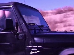 素人, デカパイ, 車, 大学生, 露出狂, グループ, 公共, 現実