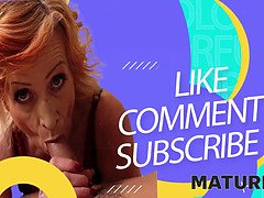 Verga grande, Abuelita, Lencería, Maduro, Pelirrojo, Medias largas