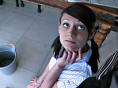 Moore Sweets dominates with her glasses & petting, gets a hard fuck and a facial