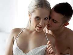 Geweldig, Blond, Pijpbeurt, Zoenen, Geschoren, Tiener, Tieten likken