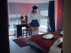 Sexy French girl takes on Danny's huge cock