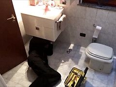 Hot Italian MILF Plumber Seduces with Handjob and Doggy Style in HD