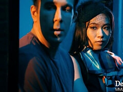 Asiatique, Gros cul, Grosse bite, Interracial, De plein air, Public, Adolescente, Nénés