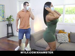 Pijpbeurt, Bruinharig, Oudere vrouw, Hardcore, Hd, Moeder, Stiefmoeder, Tieten likken