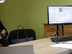 面接, デカチン, カップル, チン, お金, ハメ撮り, 公共, ティーン