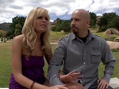 Arsch, Grosser arsch, Blondine, Handjob, Ehemann, Pov, Muschi, Titten