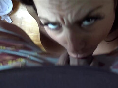Lustful blowjob from curvy Heidi Van Horny and fetish sex