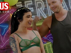 Amerikanisch, Grosse titten, Schwarz, Blasen, Braunhaarige, Hd, Party, Pornostars