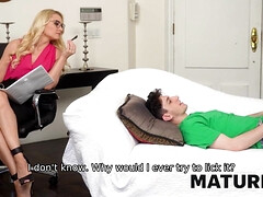 素人, デカチン, ブロンド, フェラチオ, 巨乳な, 熟年, 淫乱熟女, オマンコ