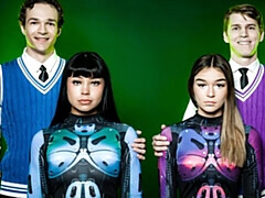 18, デカ尻, デカチン, デカパイ, フェラチオ, フォアサム, ガリガリ, ティーン