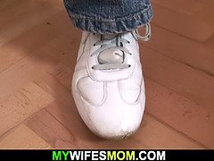 Tchèque, Grandpère, Mamie, Poilue, Mature, Maman, Chatte, Réalité