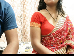 Desi Bhabhi Surprised by Naked Devar After Shower - Hindi Audio Sex with Big Tits & Creampie