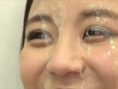 Asiático, Mamada, Bukkake, Grupo, Pajear, Sexo duro, Japonés, Adolescente