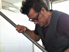 デカパイ, ドイツ人, ハードコア, 熟年, 淫乱熟女, オッパイの