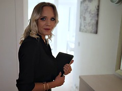 デカチン, ブロンド, フェラチオ, ハードコア, ヒール, 淫乱熟女, ハメ撮り, オッパイの