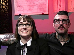 Анальный секс, Минет, Брюнетки, Кончили внутрь, Глубокая глотка, Перчатки, Порка, Тату