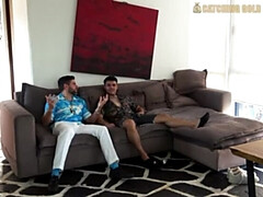 お尻, デカ尻, チン, 淫乱熟女, オマンコ, 恥ずかしがりや, 三人, オッパイの