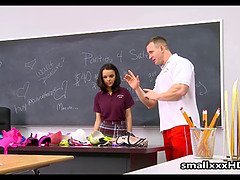 素人, フェラチオ, 茶髪の, 共学, 小柄, ラフ, ガリガリ, フェラする