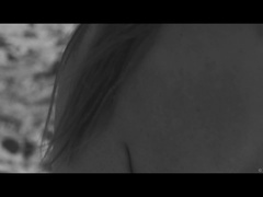 Negro, Rubia, Mamada, Pareja, Natural, Al aire libre, Afeitado, Tatuaje