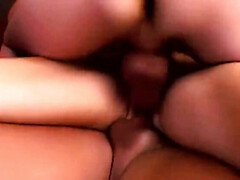 Hot Redhead Roxetta Takes Two Big Cocks in Intense Double Penetration