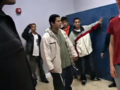 大学生, ゲイ, グループ, ハードコア, 公共