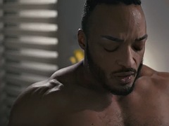 Busty latin shemale MILF gets fucked by her black lover